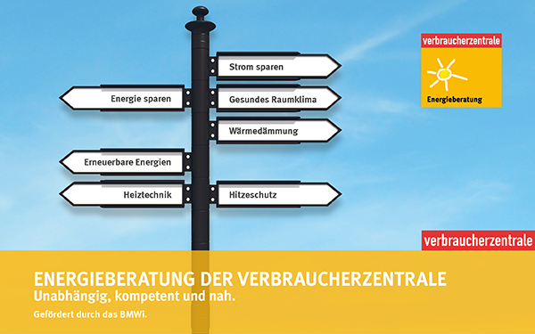 Energieberatung der Verbraucherzentralen - Wegweiser