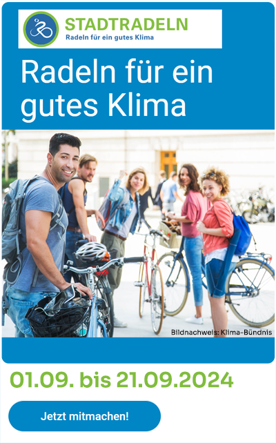 Stadtradeln Radeln für ein gutes Klima in Friedrichsdorf vom 01.09.-21.09.2024 - Jetzt mitmachen